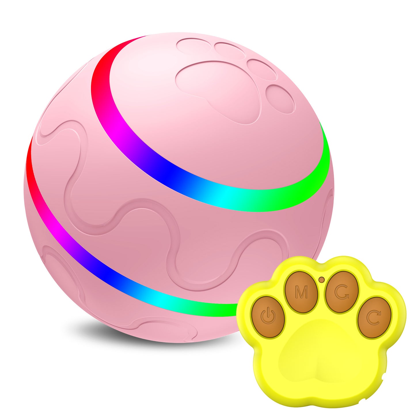 Jouet intelligent pour chat, balle rotative automatique, USB