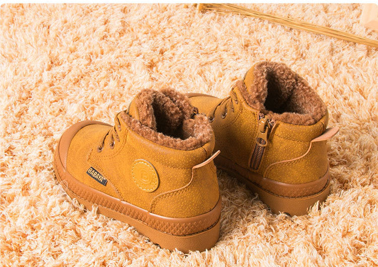 Chaussures Martin en coton pour enfants, hiver