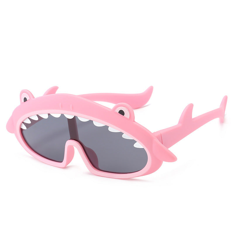 Lunettes de soleil en silicone pour enfants, motif dessin animé