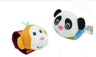 Bracelet de montre en peluche pour bébé, jouet éducatif précoce