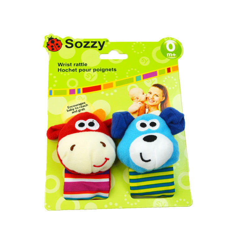 Bracelet de montre en peluche pour bébé, jouet éducatif précoce