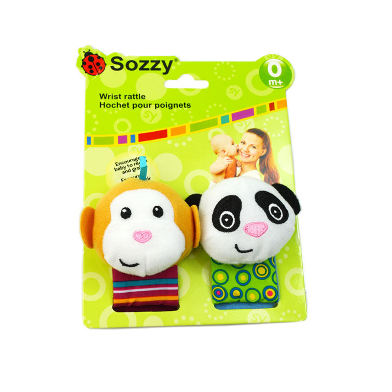 Bracelet de montre en peluche pour bébé, jouet éducatif précoce