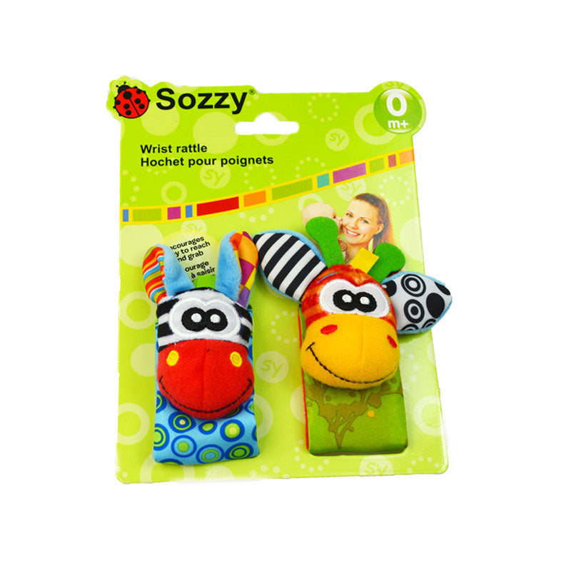 Bracelet de montre en peluche pour bébé, jouet éducatif précoce