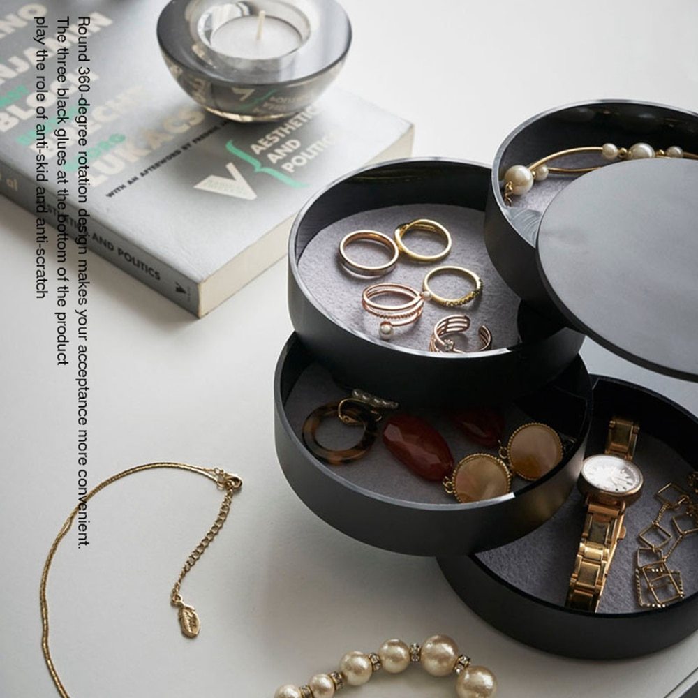 Boîte à bijoux en plastique