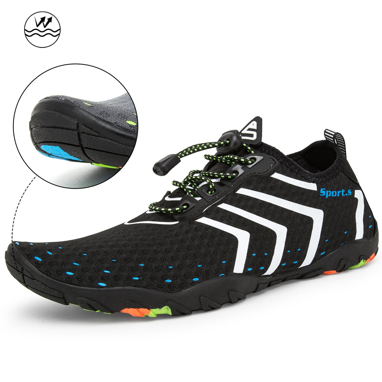 Chaussures de plage légères et portables