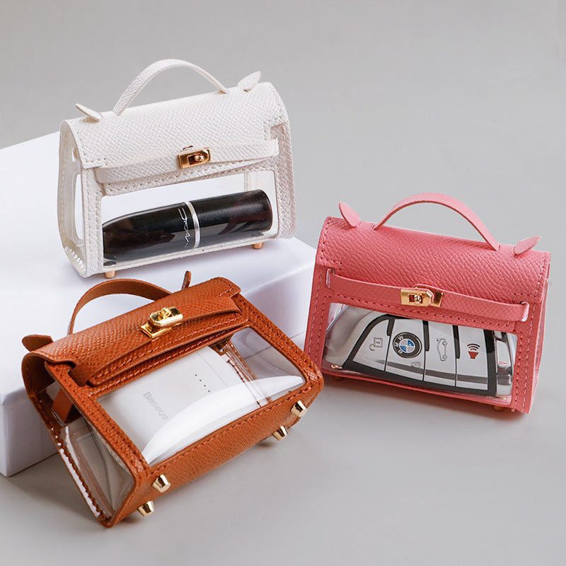 Sac à main transparent pour célébrités d'Internet, sac à bandoulière, sac de rangement