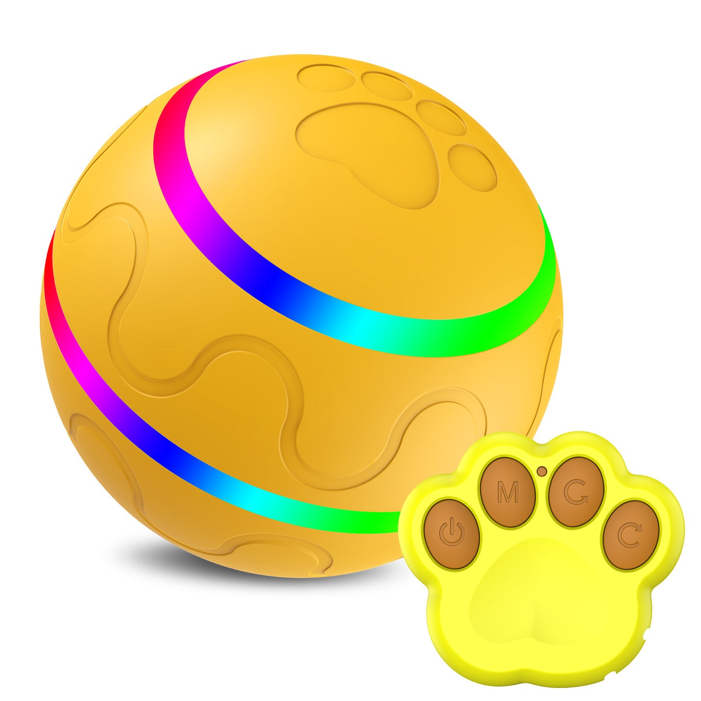 Jouet intelligent pour chat, balle rotative automatique, USB