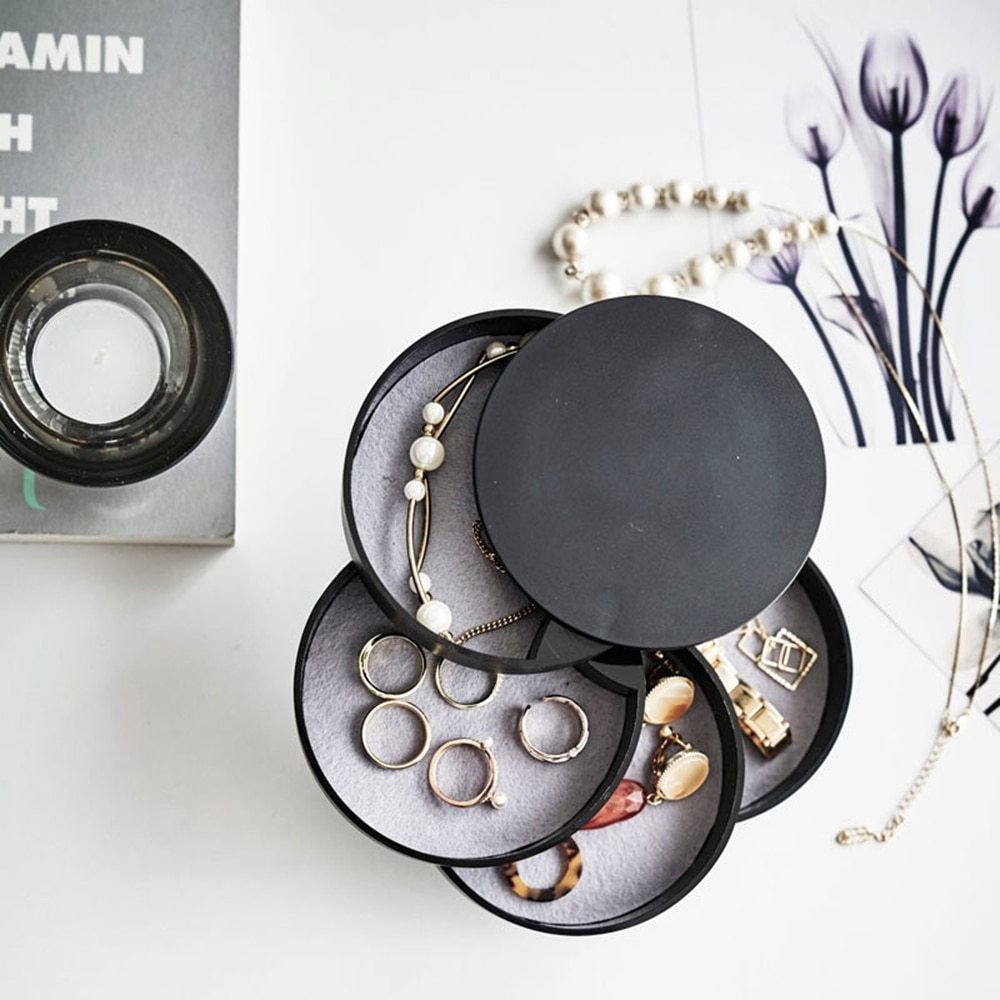 Boîte à bijoux en plastique