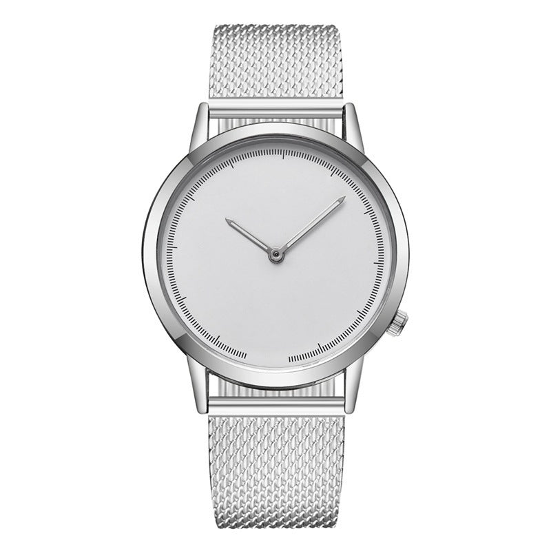 Montre à quartz en maille