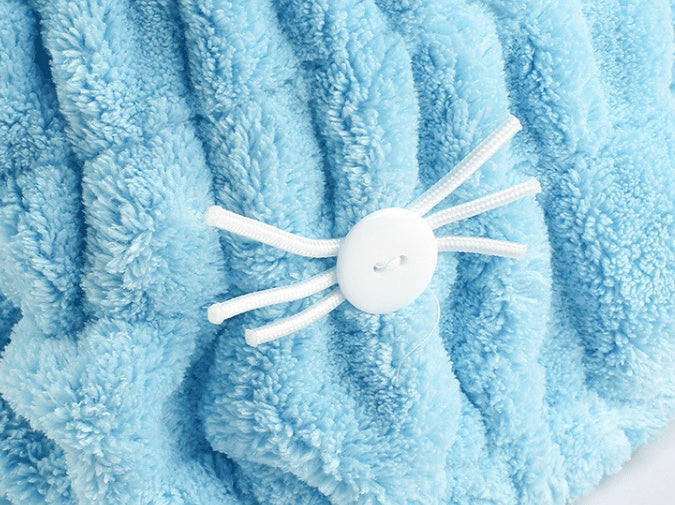 Serviette de bain sèche-cheveux avec oreilles de chat mignonnes