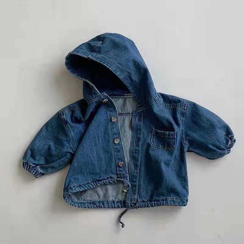 Veste décontractée à capuche en velours côtelé