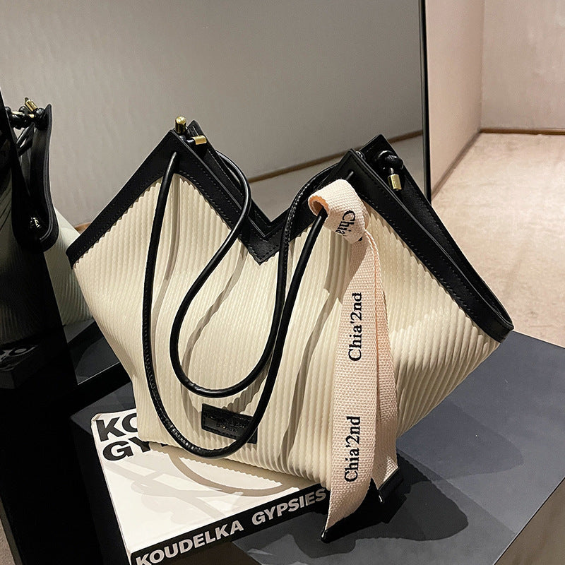 Sac en toile décontracté et polyvalent pour femme
