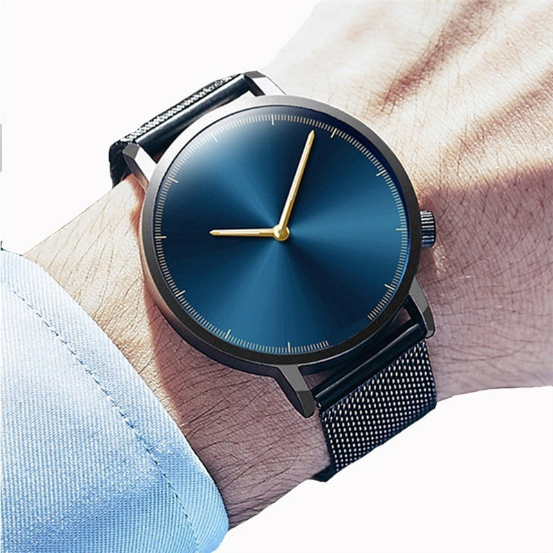 Montre à quartz en maille