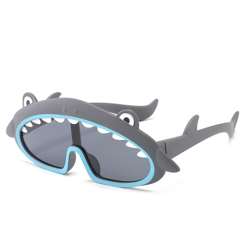 Lunettes de soleil en silicone pour enfants, motif dessin animé