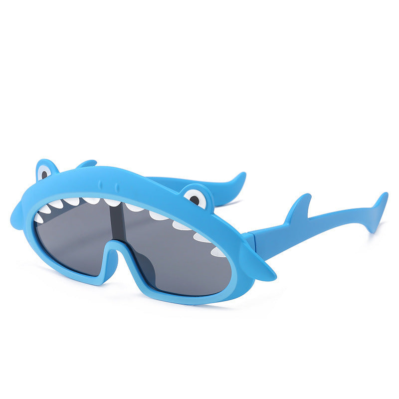Lunettes de soleil en silicone pour enfants, motif dessin animé