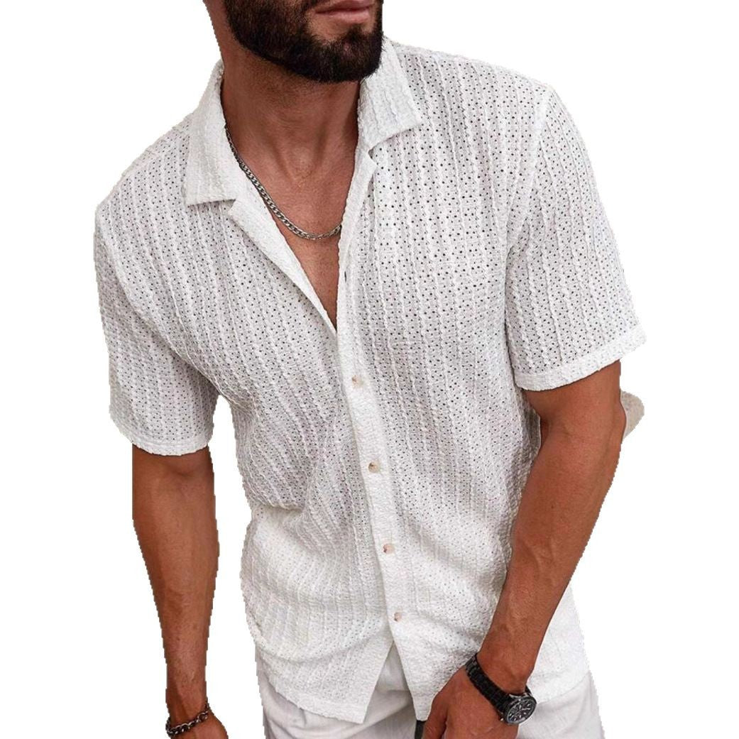 Nouveau haut slim décontracté pour homme