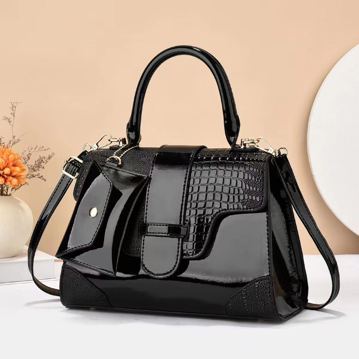 Sac messager à bandoulière grande capacité pour femme