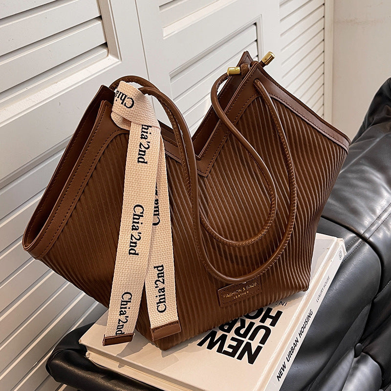 Sac en toile décontracté et polyvalent pour femme