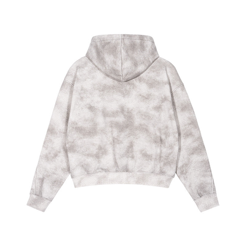 Cardigan zippé effet vieilli pour homme