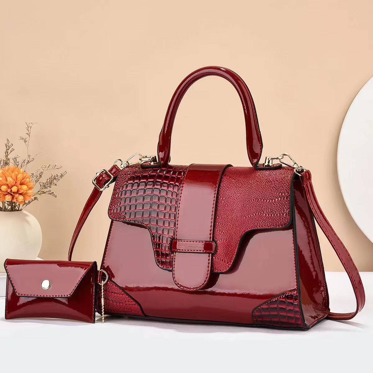 Sac messager à bandoulière grande capacité pour femme