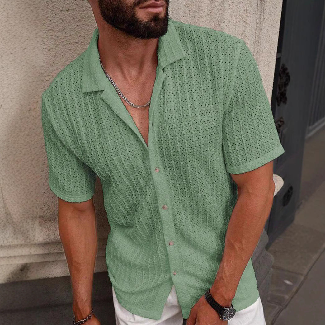 Nouveau haut slim décontracté pour homme