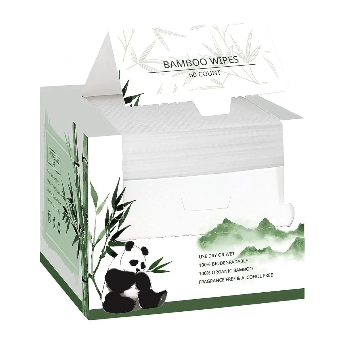 Nettoyant visage jetable portable de voyage