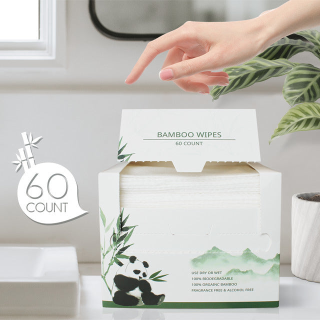 Nettoyant visage jetable portable de voyage
