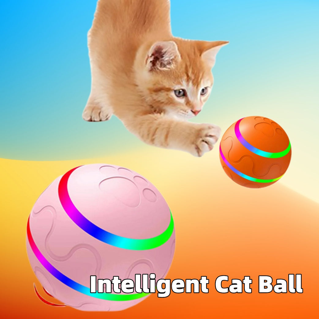 Jouet intelligent pour chat, balle rotative automatique, USB