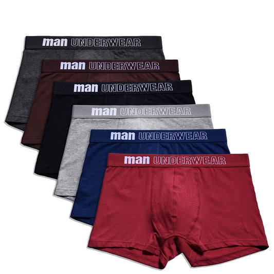 Sous-vêtements pour hommes européens et américains en coton confortable