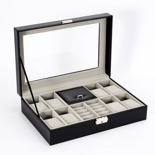 Boîte de rangement pour bijoux en polyuréthane 