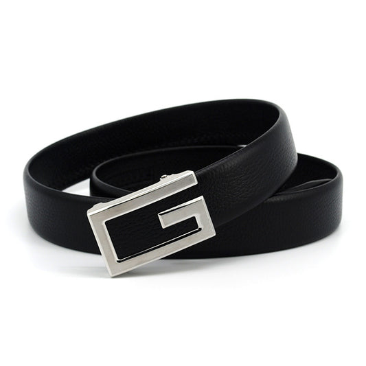 Ceinture à boucle automatique en acier inoxydable