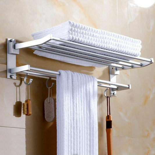 Étagère de salle de bain porte-serviettes