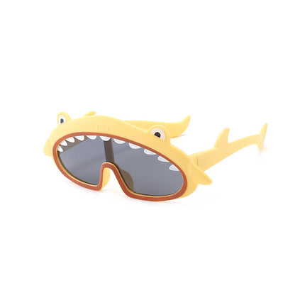 Lunettes de soleil en silicone pour enfants, motif dessin animé