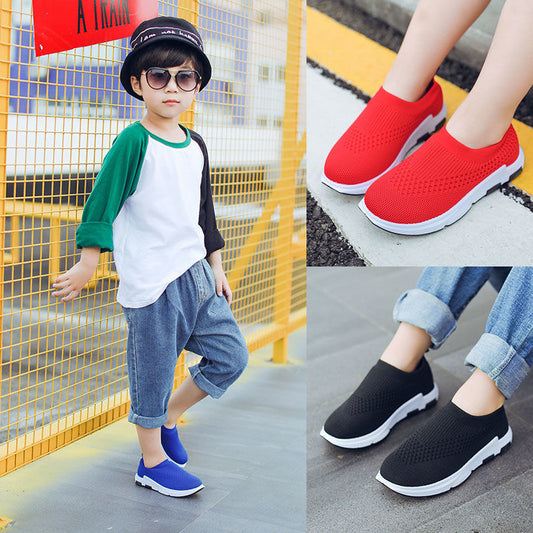 Chaussures de sport pour garçons, printemps et été, chaussures en filet, chaussures décontractées pour enfants, respirantes