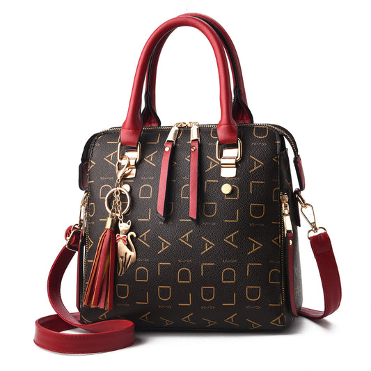 Sac à main en cuir PU pour femme, sac à bandoulière de grande capacité, sac à bandoulière décontracté
