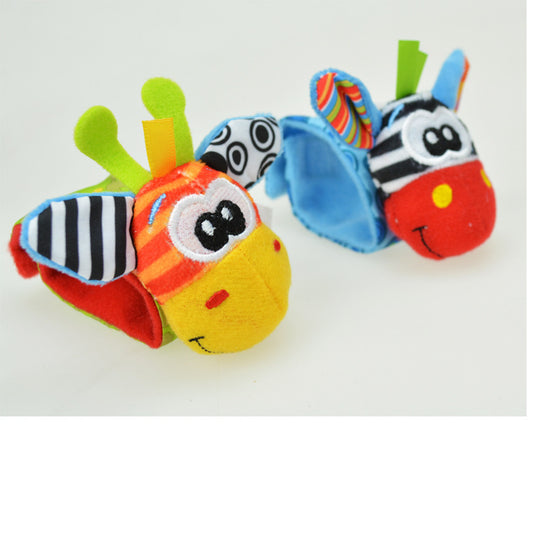 Bracelet de montre en peluche pour bébé, jouet éducatif précoce