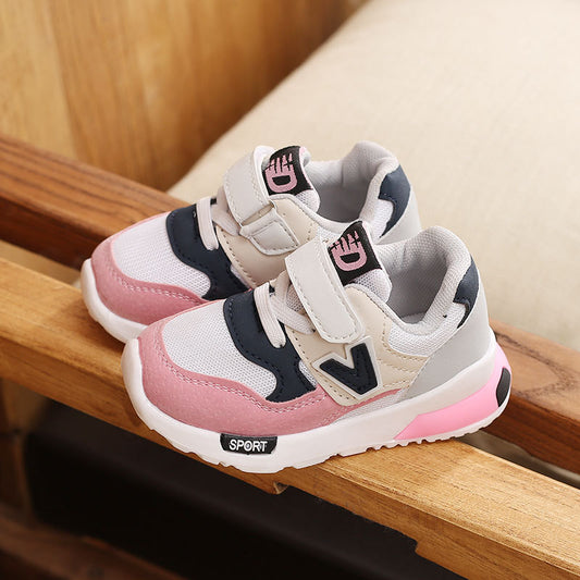 Chaussures de sport pour enfants, chaussures en filet et chaussures de course pour le printemps et l'automne