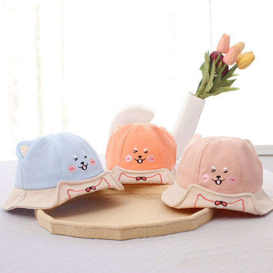 Chapeau de pêcheur mignon pour bébé, motif dessin animé