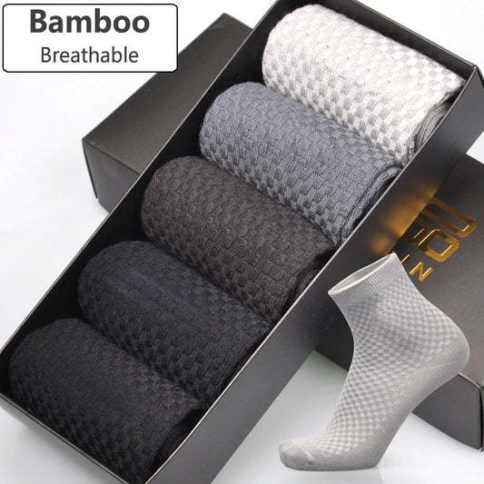 Chaussettes pour hommes nouvelles chaussettes pour hommes en fibre de bambou