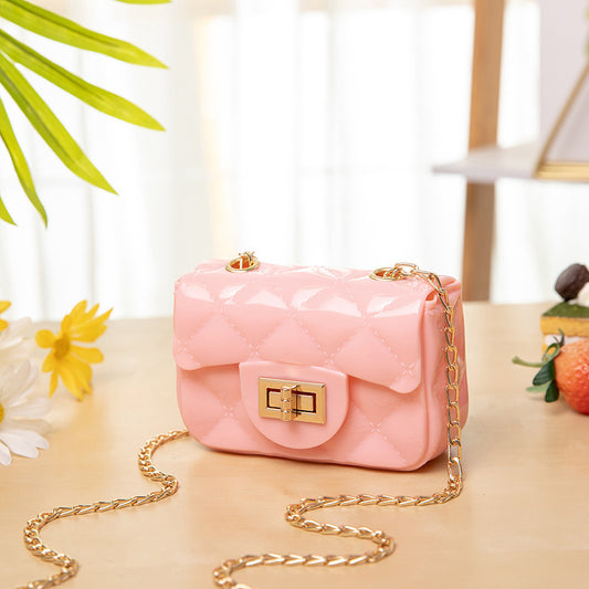 Mini sacs à bandoulière couleur bonbon avec perles pour femme