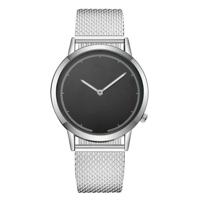 Montre à quartz en maille