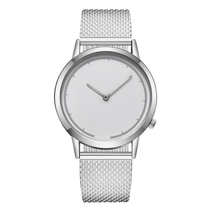 Montre à quartz en maille