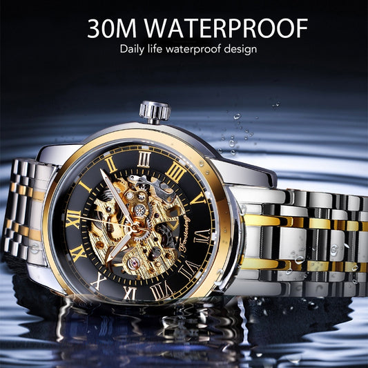 Montre à manipulation manuelle décontractée pour homme