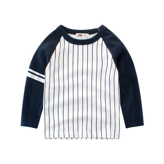 T-shirt à manches longues colorblock pour enfant