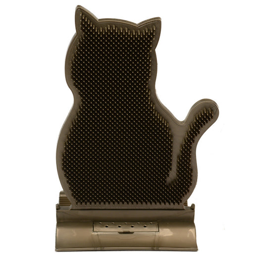 Appareil d'épilation par frottement pour chat Brosse de massage à chatouilles