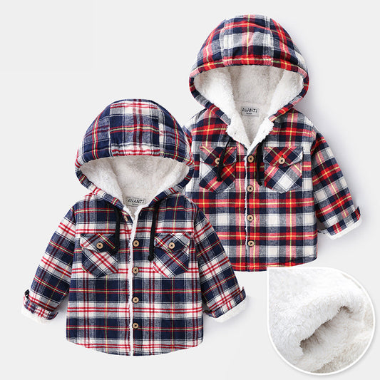 Sweat à capuche pour garçon extra lourd en automne et en hiver