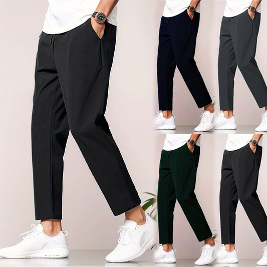 Pantalon slim longueur cheville pour loisirs d'automne
