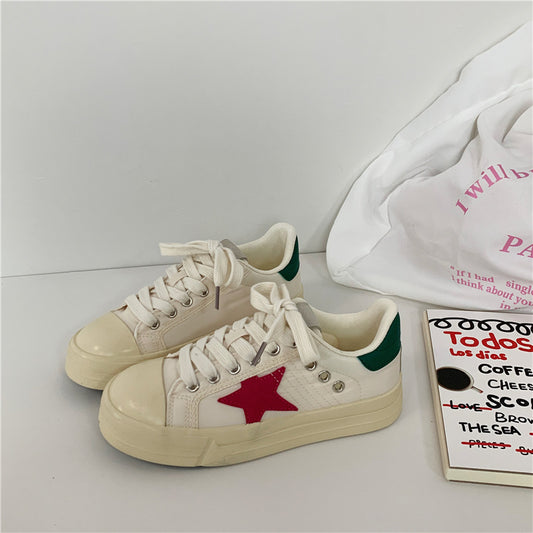 Chaussures de sport basses et décontractées en toile pour le printemps