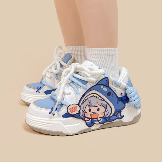 Chaussures à plateforme Shark Bread pour femmes, sport et loisirs