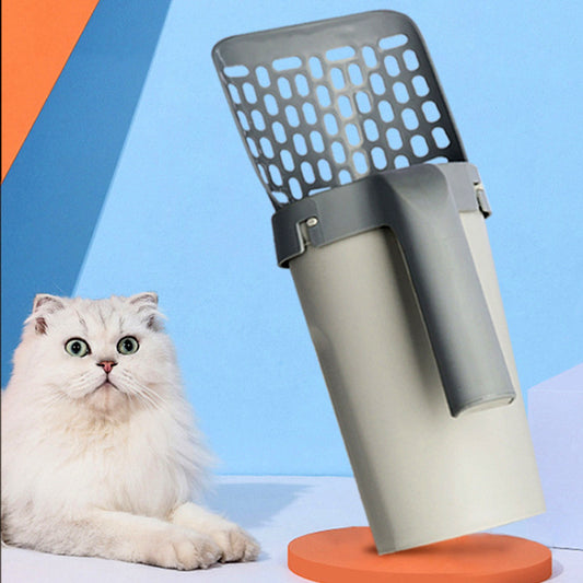Ensemble de pelle à litière pour chat avec boîte de rangement intégrée